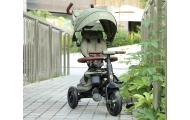 Qplay Rowerek Trójkołowy Rito Deluxe Rubber Olive