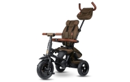 Qplay Rowerek Trójkołowy Rito Deluxe Rubber Brown