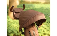 Qplay Rowerek Trójkołowy Rito Deluxe Rubber Brown