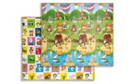 Mata piankowa składana Play Colourful Animals T1