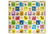 Sulankstomas putplasčio kilimėlis Colourful Animals T1-Žaislai, Kūdikiams, Lavinamieji kilimėliai-e-vaikas