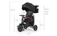 Qplay Rowerek Trójkołowy Nova Deluxe Black