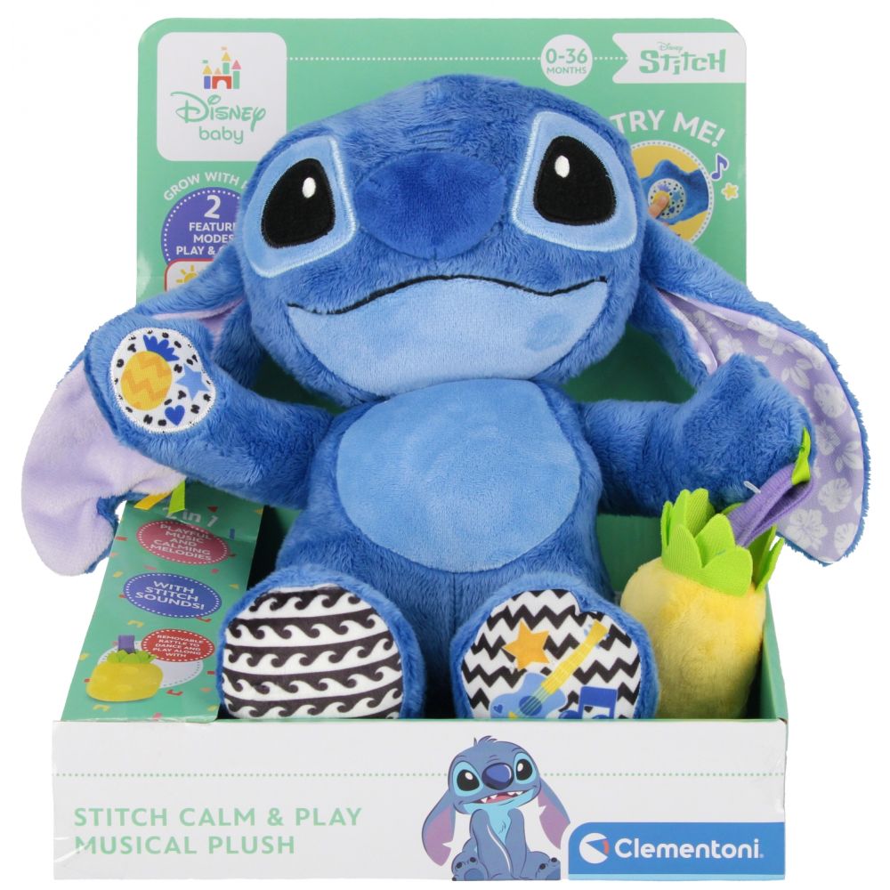 Clementoni Stitch interaktyvus pliušinis Disney kūdikis 17987