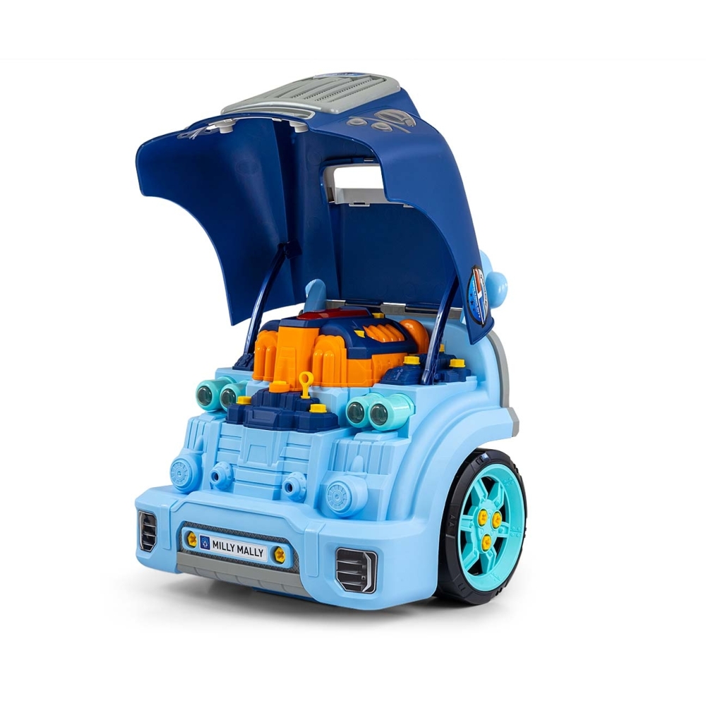 Mažojo mechaniko variklio rinkinys N-gine, mėlynas-Žaislai, Profesijos, buities žaislai, Meistro žaislai-e-vaikas