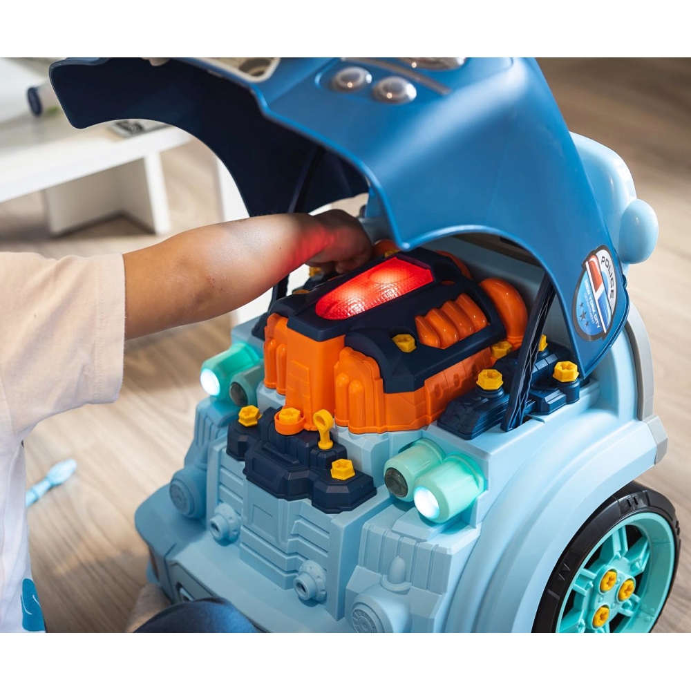 Mažojo mechaniko variklio rinkinys N-gine, mėlynas-Žaislai, Profesijos, buities žaislai, Meistro žaislai-e-vaikas