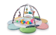 Lavinamasis kilimėlis TinyMini JL639-2A 2-in-1 Zoo Flower Mat-Žaislai, Kūdikiams, Lavinamieji kilimėliai-e-vaikas