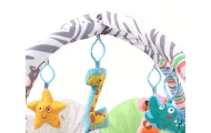 Lavinamasis kilimėlis TinyMini JL639-2A 2-in-1 Zoo Flower Mat-Žaislai, Kūdikiams, Lavinamieji kilimėliai-e-vaikas