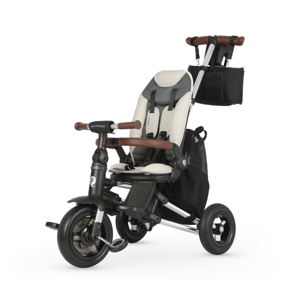 Triratis Qplay Nova Deluxe, smėlio sp.-Judėjimui, Triratukai vaikams-e-vaikas