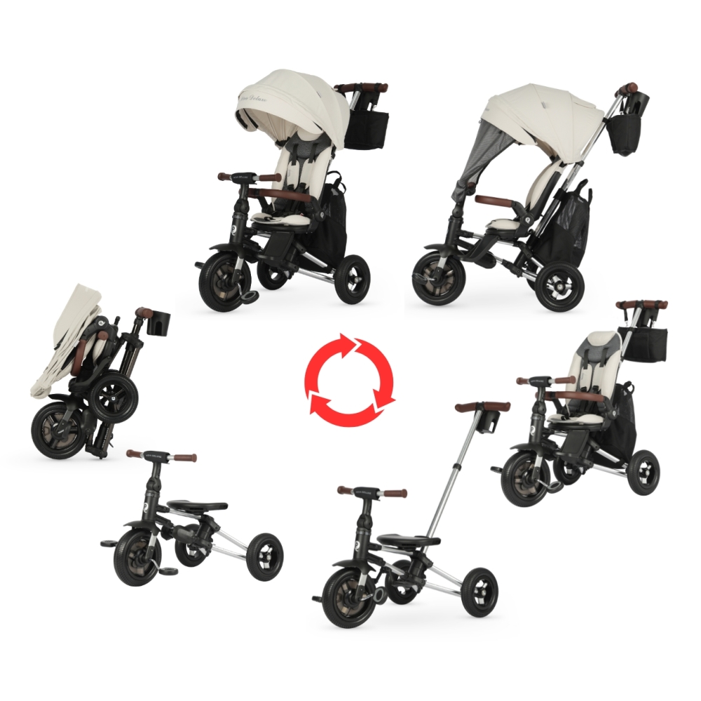 Qplay Rowerek Trójkołowy Nova Deluxe Beige
