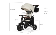 Qplay Rowerek Trójkołowy Nova Deluxe Beige