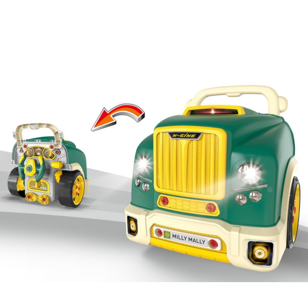 Mažojo mechaniko variklio rinkinys N-gine, žalias-Žaislai, Profesijos, buities žaislai, Meistro žaislai-e-vaikas
