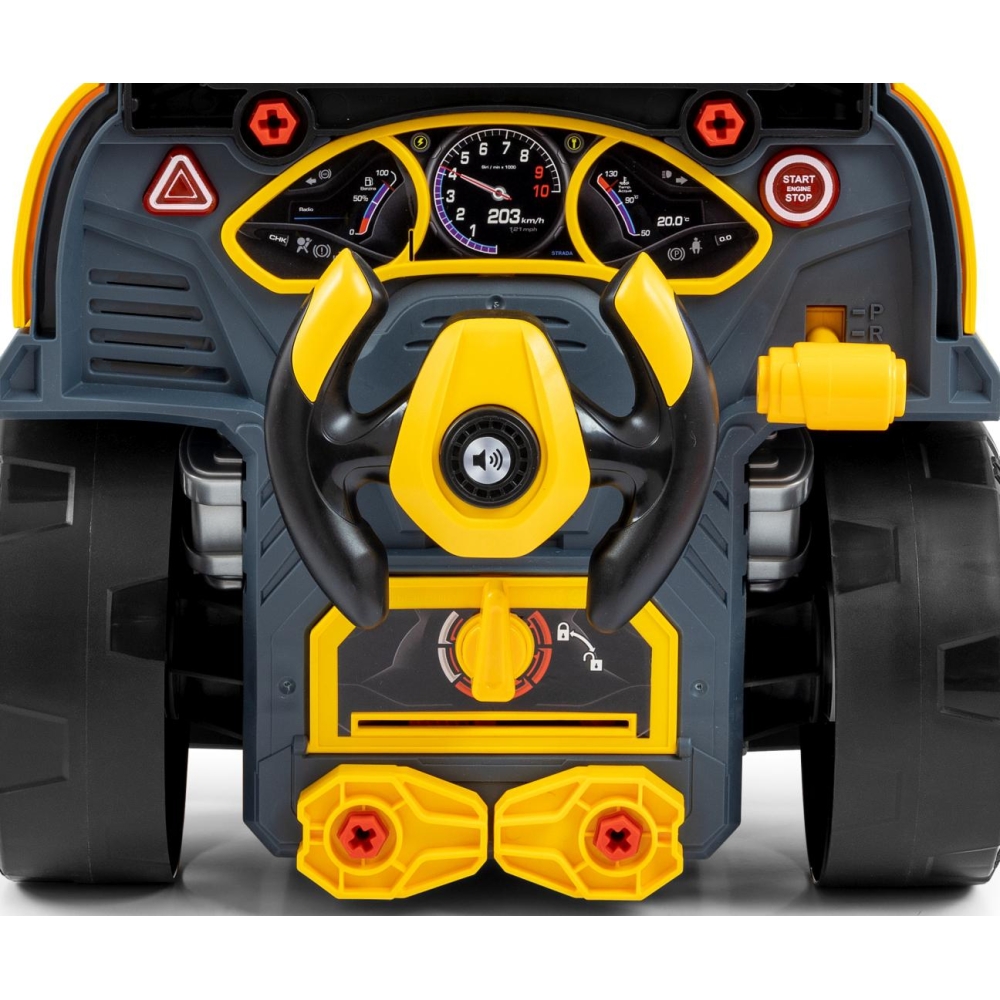 Mažojo mechaniko variklio rinkinys N-gine, geltonas-Žaislai, Profesijos, buities žaislai, Meistro žaislai-e-vaikas