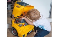 Mažojo mechaniko variklio rinkinys N-gine, geltonas-Žaislai, Profesijos, buities žaislai, Meistro žaislai-e-vaikas