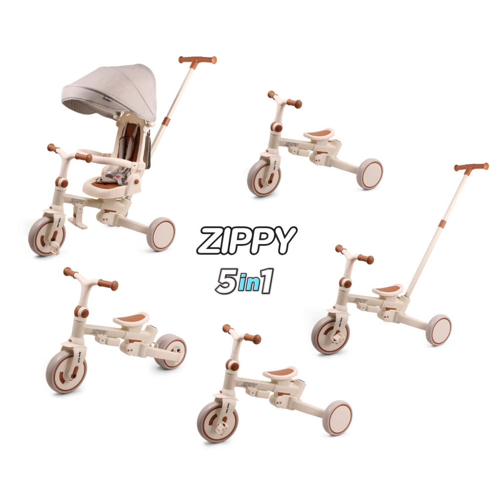 Rowerek Trójkołowy Zippy Beige