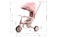 Rowerek Trójkołowy Zippy Pink