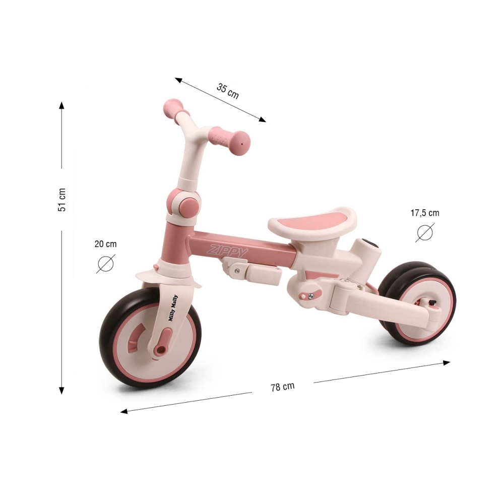 Triratis Zippy, Pink-Judėjimui, Triratukai vaikams-e-vaikas