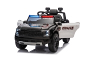 Elektromobilis Ford Ranger Police Black-Elektromobiliai vaikams, Visureigiai-e-vaikas