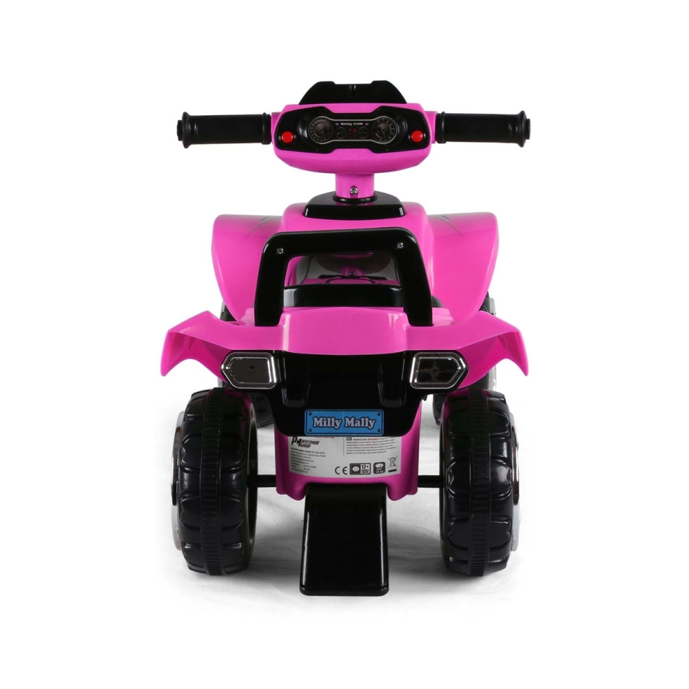 Paspiriamas keturratis Monster Truck, Juoda/rožinė-Judėjimui, Paspiriamosios mašinėlės ir jų priedai, Paspiriamos mašinėlės-e-va