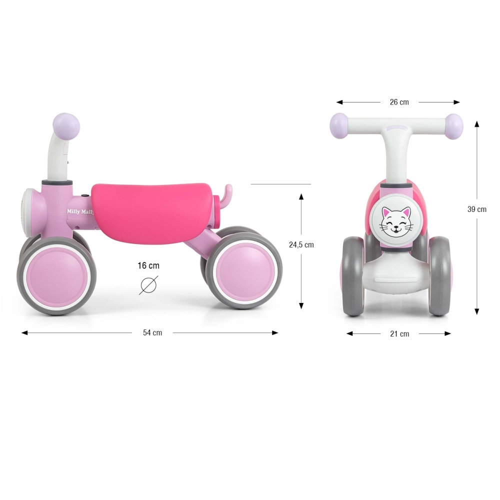 Balansinis dviratukas York, Pink-Judėjimui, Balansiniai dviratukai-e-vaikas