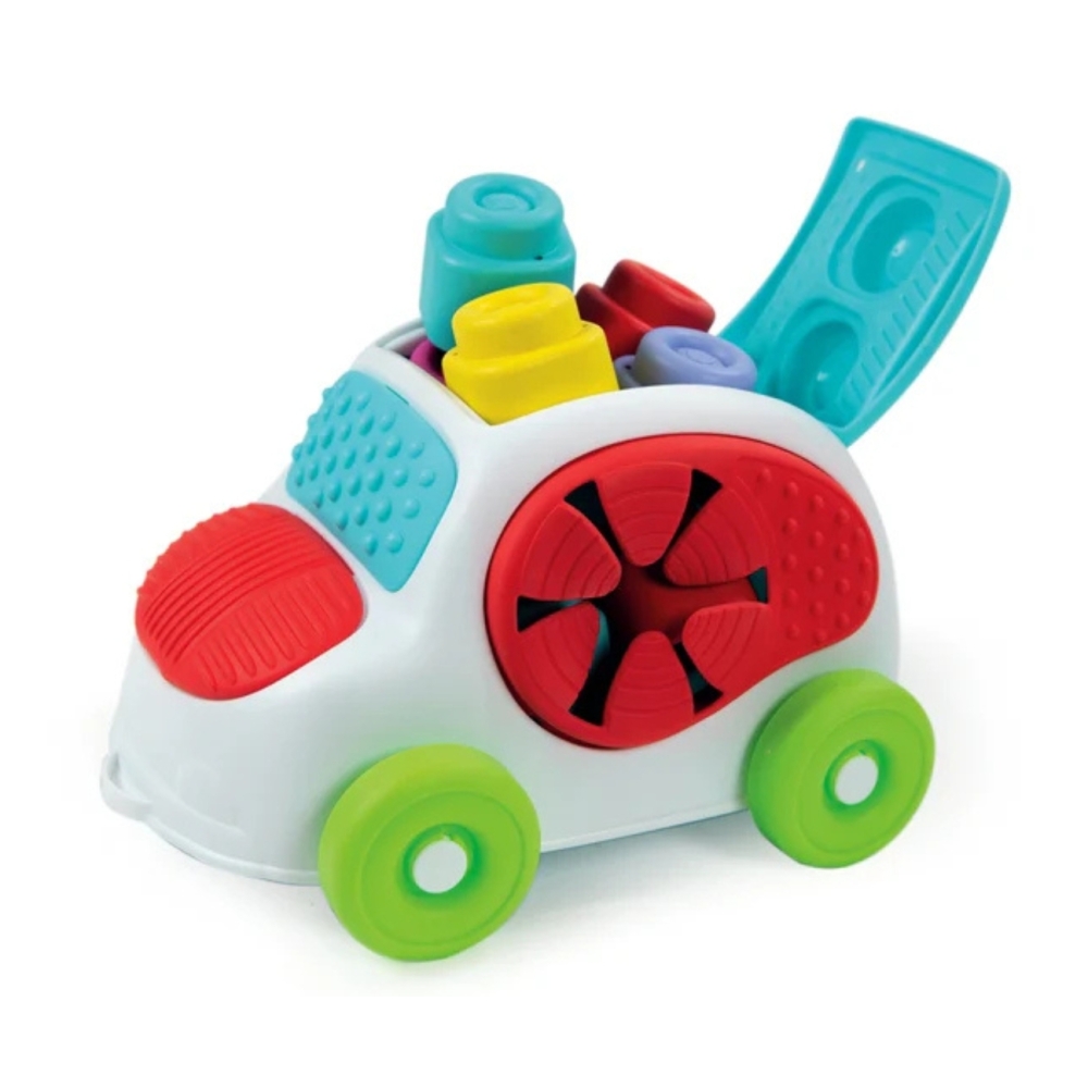 Sensorinis automobilis Clemmy su kaladėlėmis Clementoni 17315-Žaislai, Kūdikiams, Žaislai mažyliams (iki 4 m.