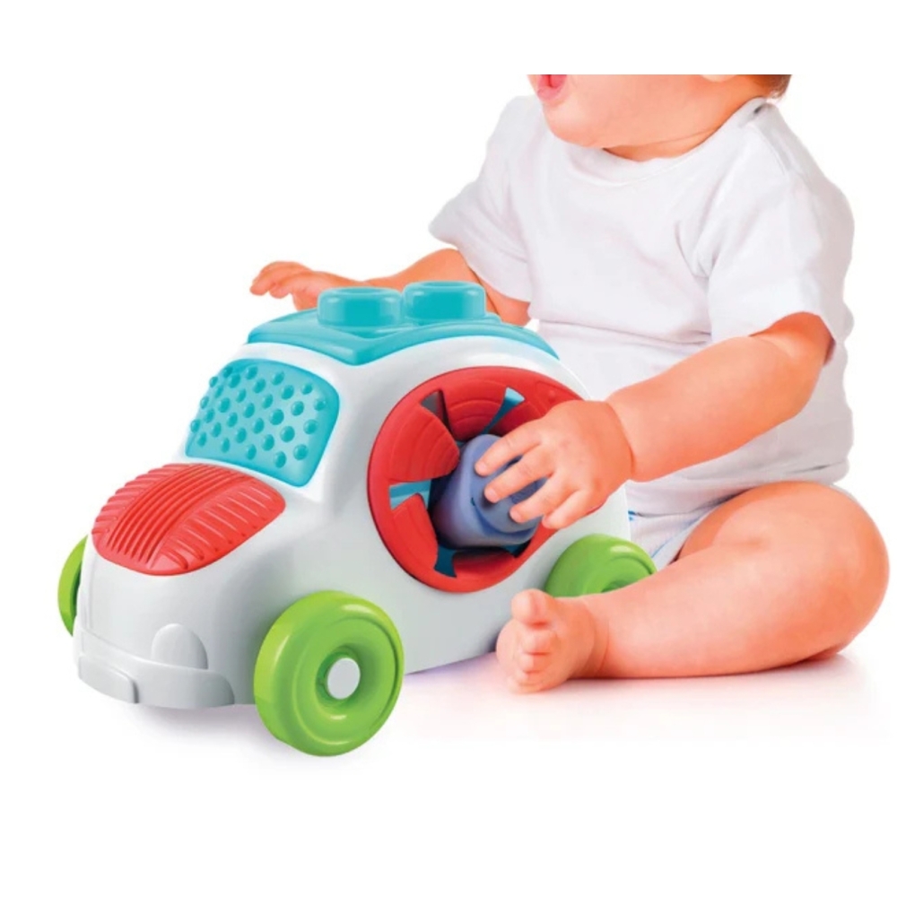 Sensorinis automobilis Clemmy su kaladėlėmis Clementoni 17315-Žaislai, Kūdikiams, Žaislai mažyliams (iki 4 m.