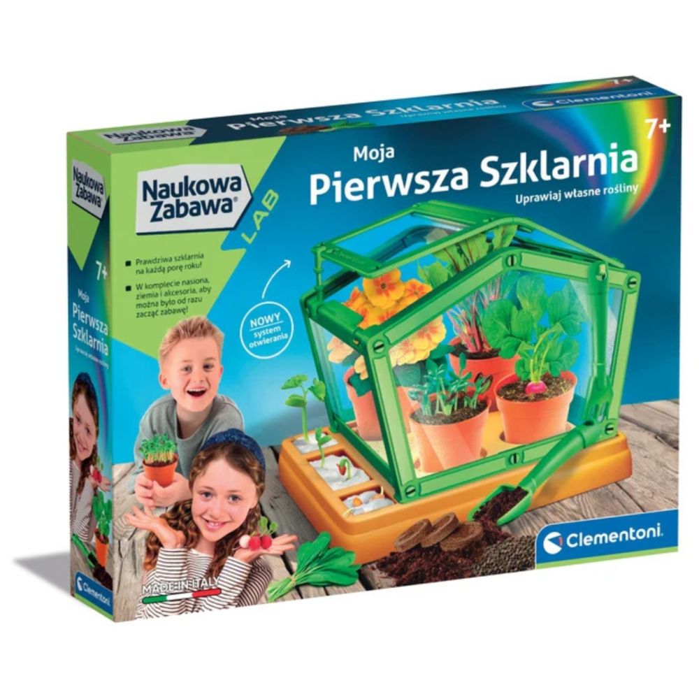 Clementoni Naukowa Zabawa Lab 50861 Moja Pierwsza Szklarnia