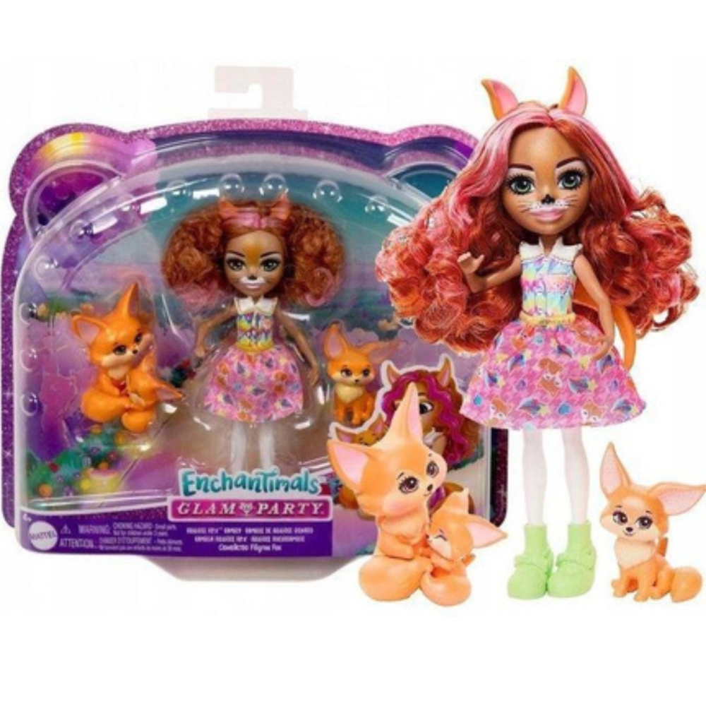 Lėlės lapės rinkinys Mattel Enchantimals HNT60-Žaislai, Lėlės ir jų priedai, Lėlės-e-vaikas
