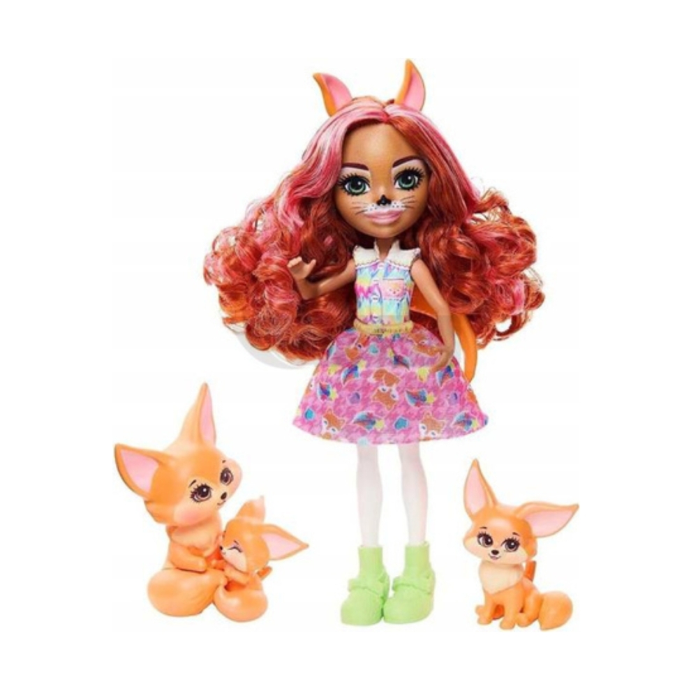 Lėlės lapės rinkinys Mattel Enchantimals HNT60-Žaislai, Lėlės ir jų priedai, Lėlės-e-vaikas