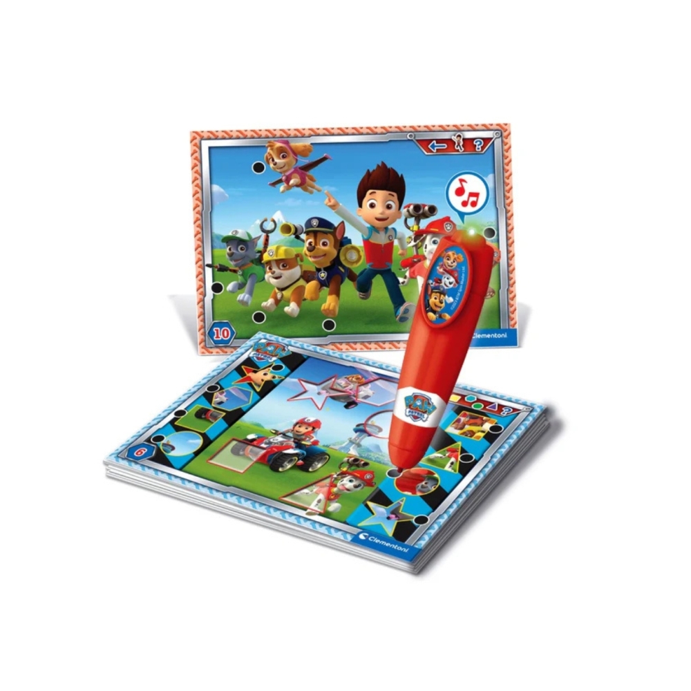 Mokomasis rinkinys Interaktyvioji Psi Patrol Nickelodeon viktorina Clementoni 16334