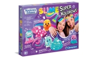 Naukowa Zabawa Laboratorium Super Kolorowe Slime Język Polski Clementoni 50636
