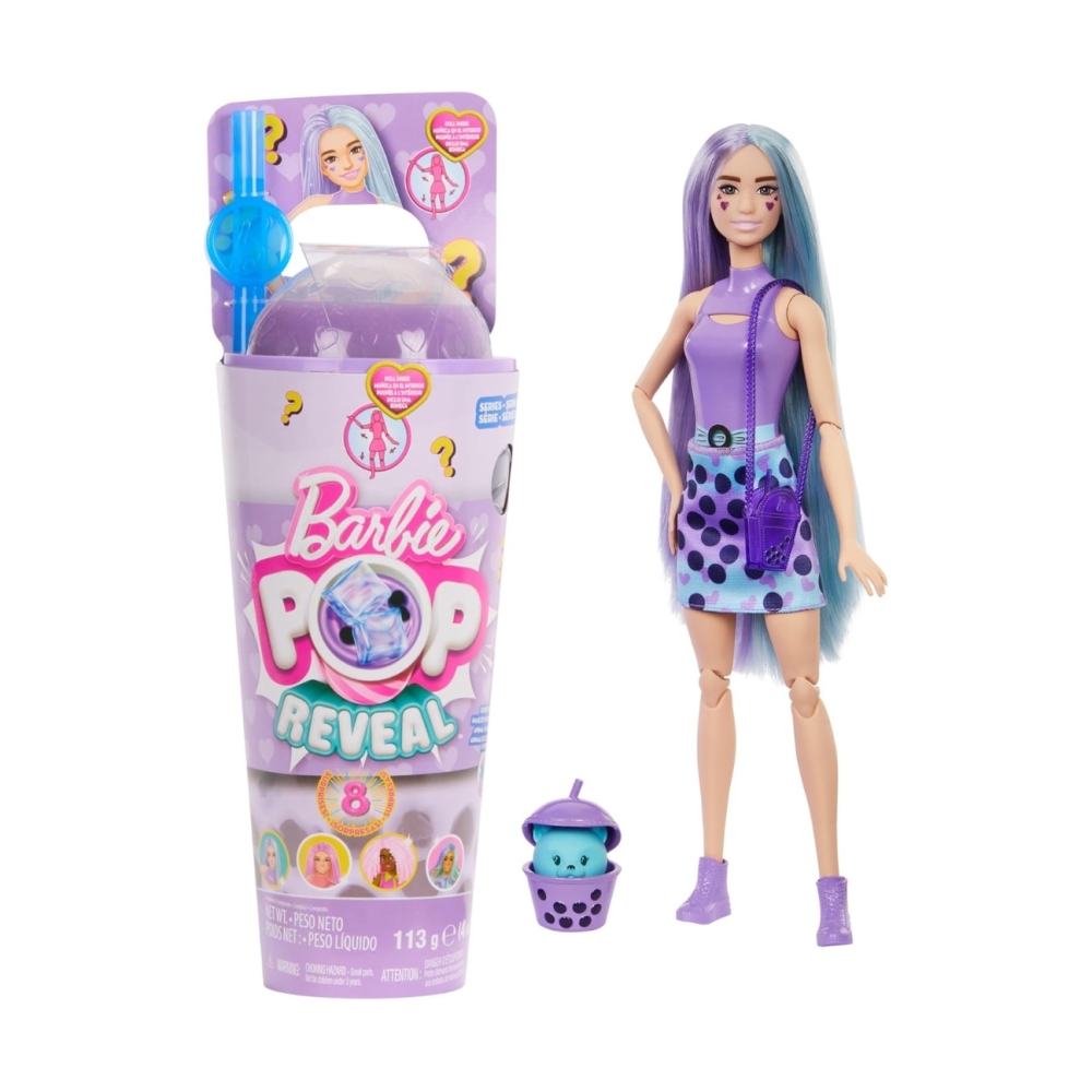 Mattel HTJ19 Barbie Pop Reveal Bubble Tea Mleko Taro