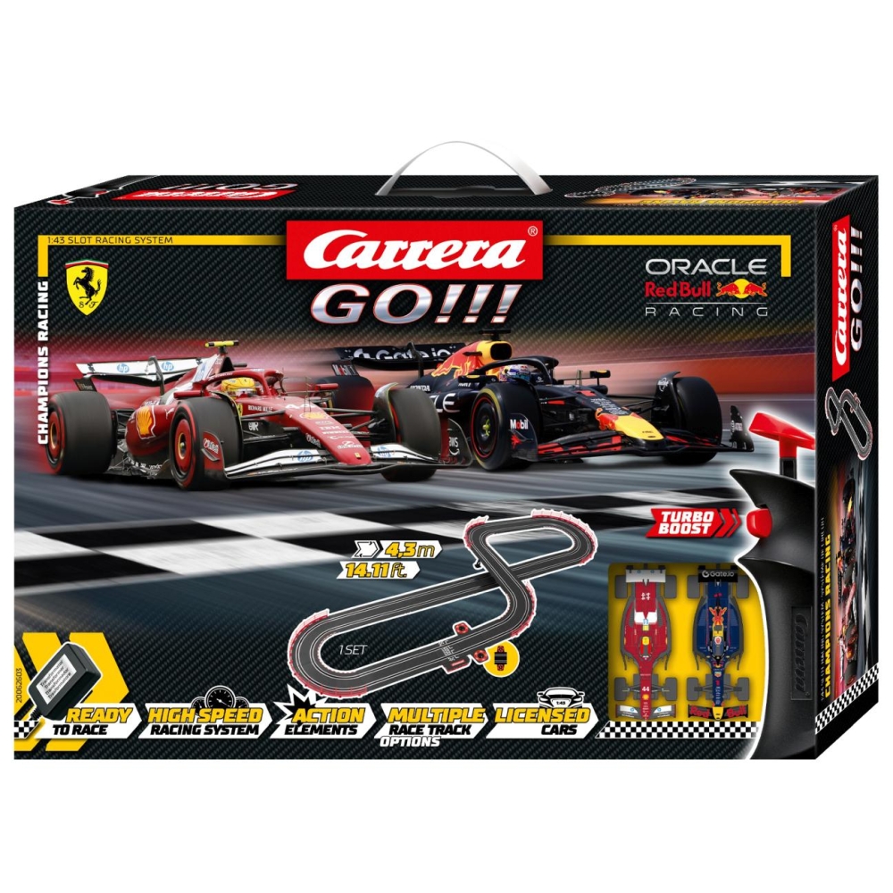 Lenktynių trasa Carrera Go" 20062603 Čempionų lenktynės 4,3 m