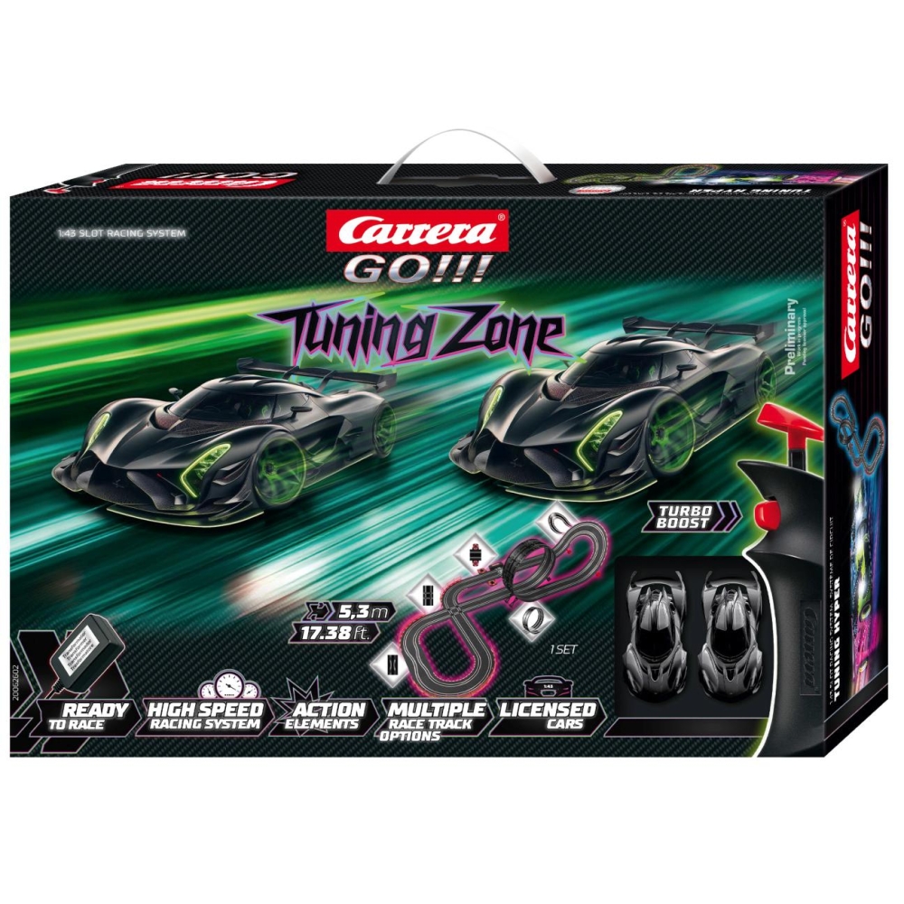 Lenktynių trasa Carrera Go 20062602 Tuning Zone 5,3 m