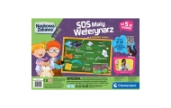 Mažojo veterinarijos gydytojo rinkinys Scientific Fun SOS šuo Lenkų kalba Clementoni 50712-Žaislai, Profesijos, buities žaislai,