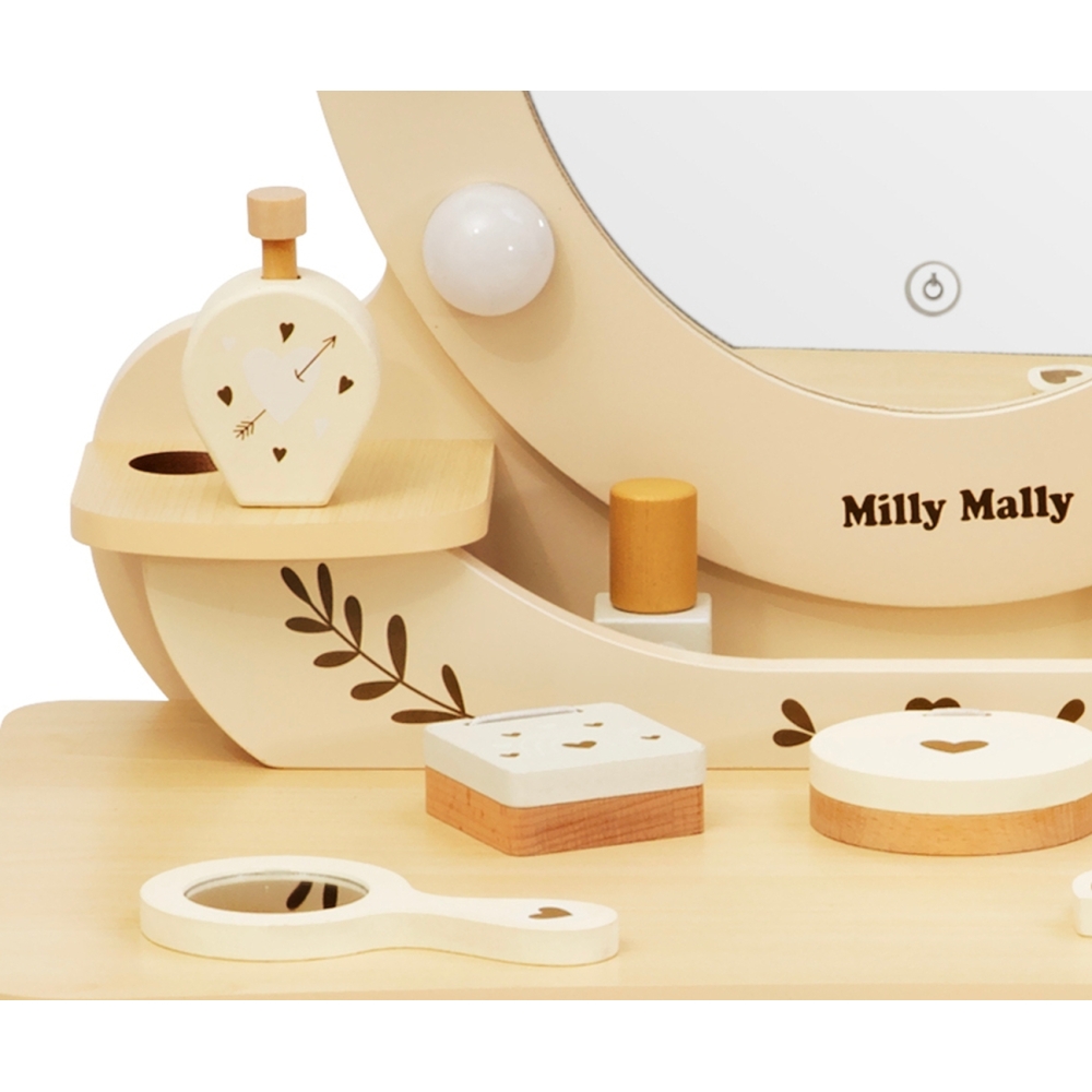 Kosmetinis staliukas Elly, Natural-Žaislai, Profesijos, buities žaislai, Grožio žaislai-e-vaikas