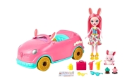 Mattel Enchantimals HFC85 Zestaw Króliczkowóz z Lalką Bree Bunny