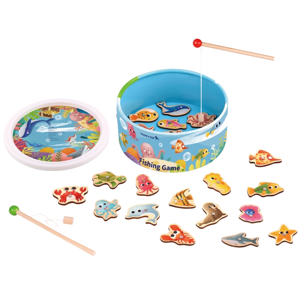 Žuvų gaudymo arkadinis žaidimas TOOKY TOY-Žaislai, Kūdikiams, Žaislai mažyliams (iki 4 m.
