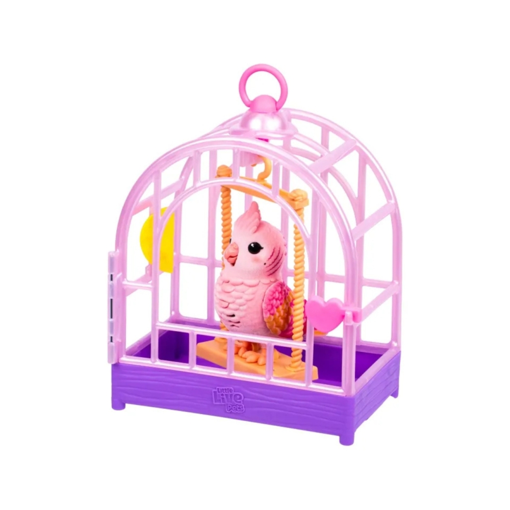 Kalbantis paukštis su narveliu Moose Little Live Pets 26692
