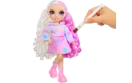 MGA 507581  Rainbow High Watercolor And Create Lalka Do Malowania Z Fioletowymi Oczami