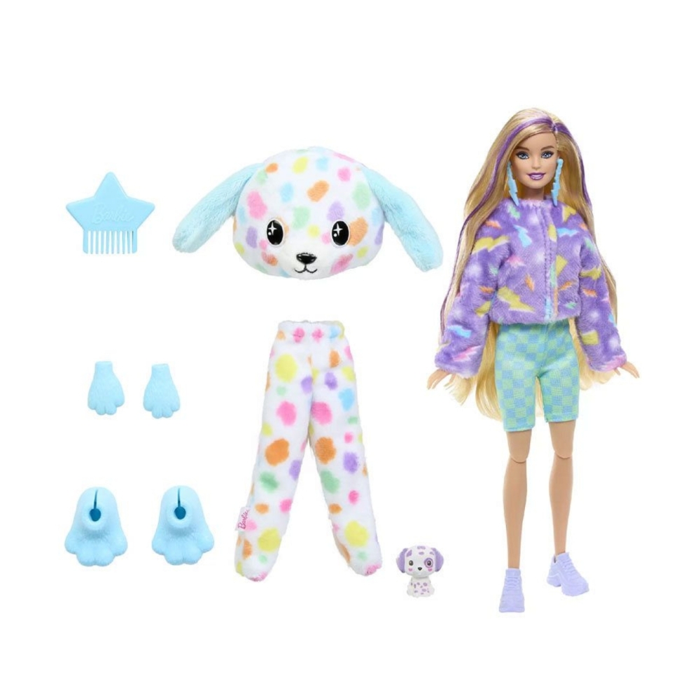 Mattel  HRK41 Barbie Cutie Reveal Lalka Piesek Dalmatyńczyk
