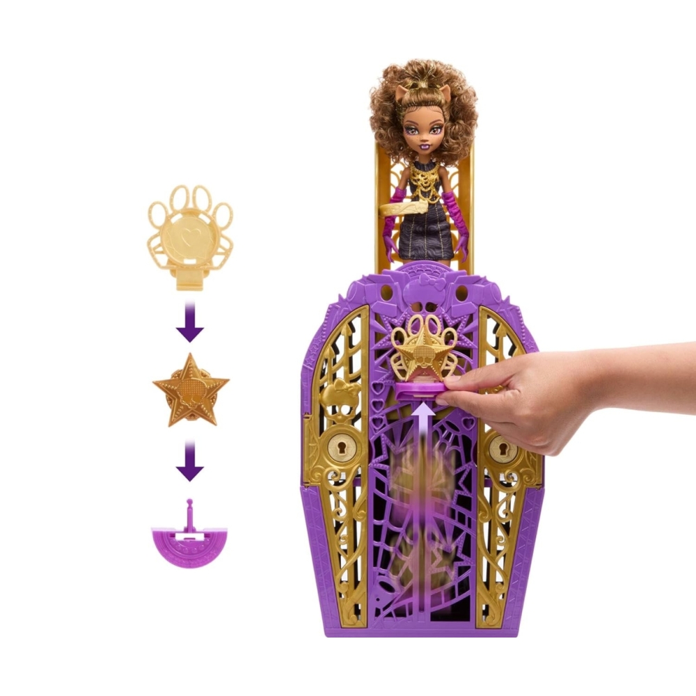 Lėlė Mattel JBG80 Monster High The Scary Secrets of Clawdeen Wolf-Žaislai, Lėlės ir jų priedai, Lėlės-e-vaikas