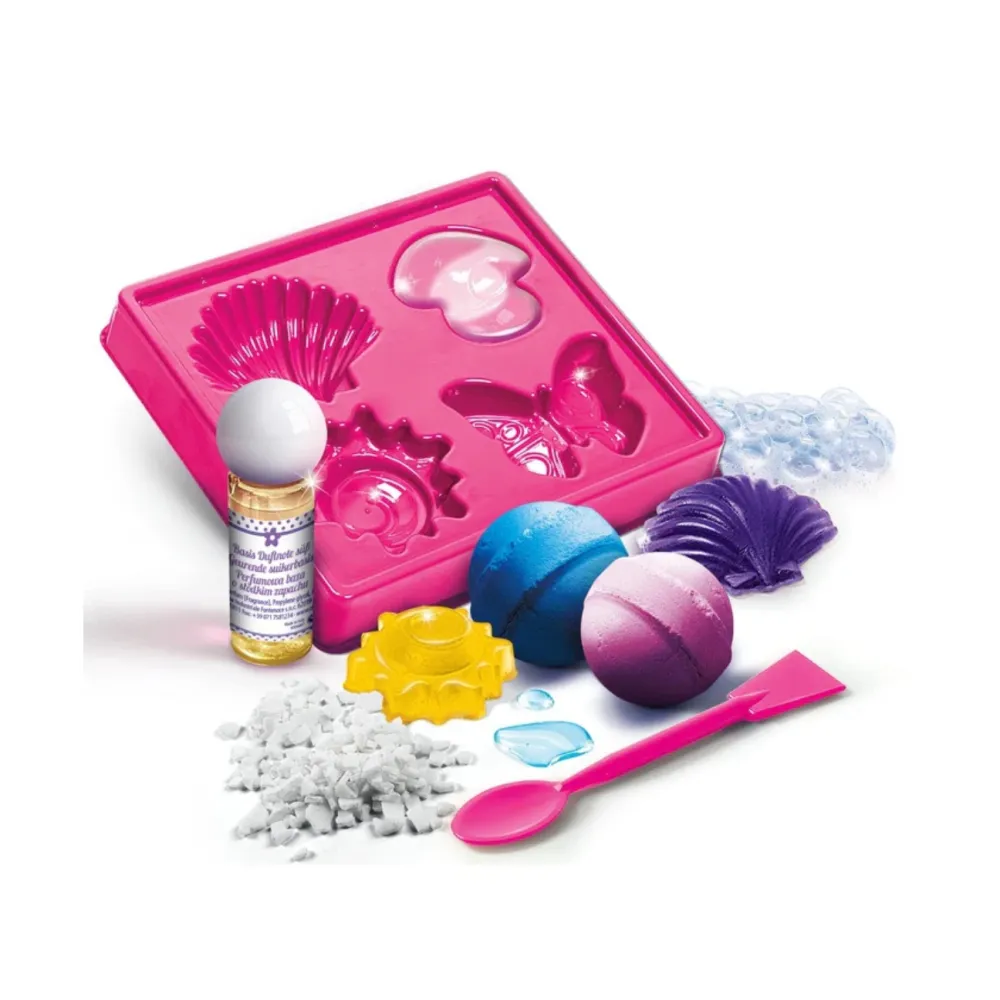 Mokslinis muilo laboratorijos rinkinys Science Fun Lenkų kalba Clementoni 60949-Žaislai, Profesijos, buities žaislai, Moksliniai