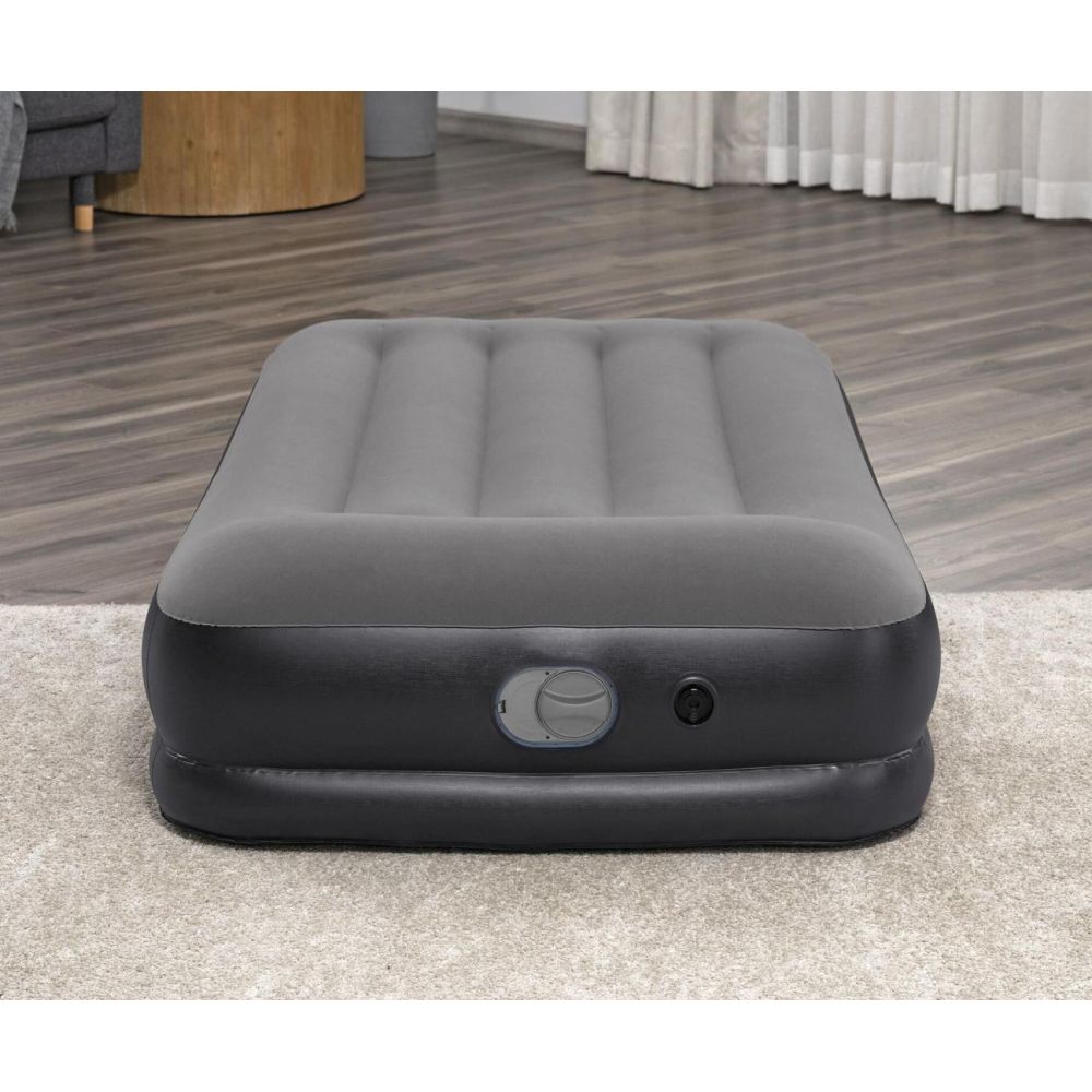 Bestway 671BT Materac dmuchany turystyczny z wbudowaną pompą powietrza Tritech Twin 1.91m x 97cm x 3