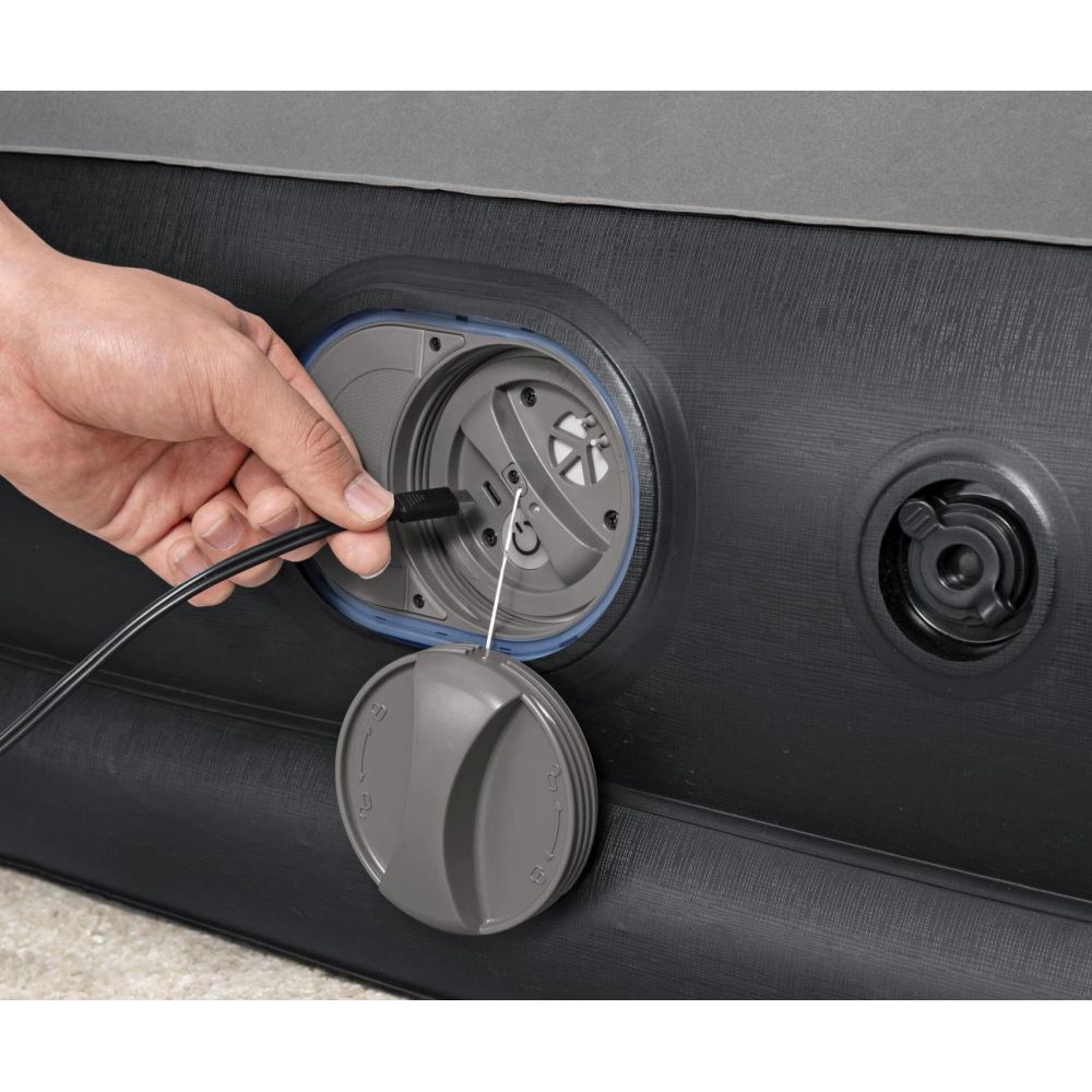 Bestway 671BT Materac dmuchany turystyczny z wbudowaną pompą powietrza Tritech Twin 1.91m x 97cm x 3