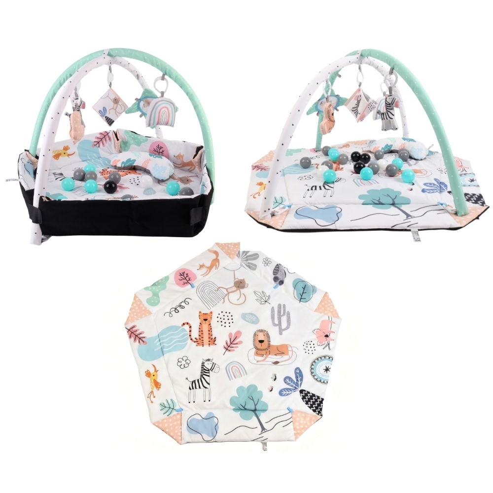 Lavinamasis kilimėlis TinyMini Tender 4in1-Žaislai, Kūdikiams, Lavinamieji kilimėliai-e-vaikas