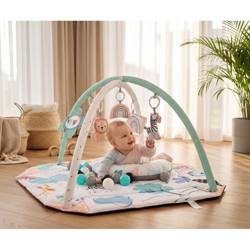 Lavinamasis kilimėlis TinyMini Tender 4in1-Žaislai, Kūdikiams, Lavinamieji kilimėliai-e-vaikas