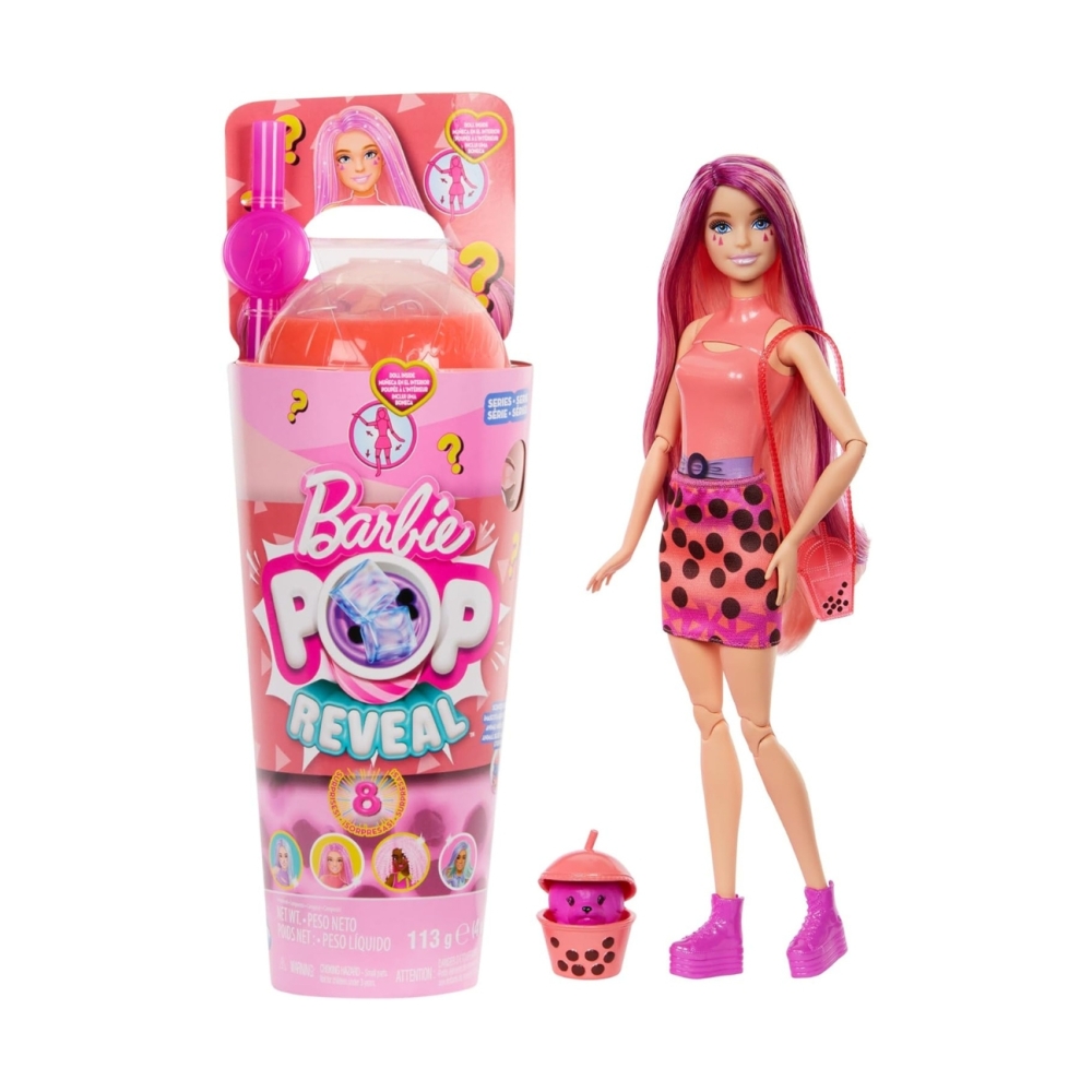Lėlė Barbie Mattel HTJ22 Pop Reveal Bubble Tea Mango-Žaislai, Lėlės ir jų priedai, Lėlės-e-vaikas