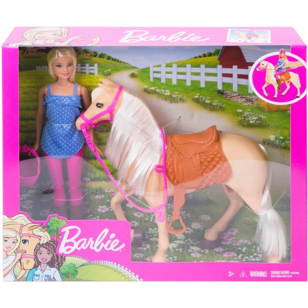 Mattel FXH13 Lalka Barbie w Stroju Jeździeckim