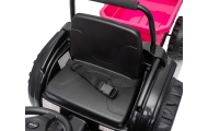 Pojazd na akumulator Traktor z przyczepą Farmer Pink