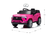 Pojazd na akumulator Lexus GX550 Pink